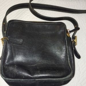 Coach Cross body Black leather